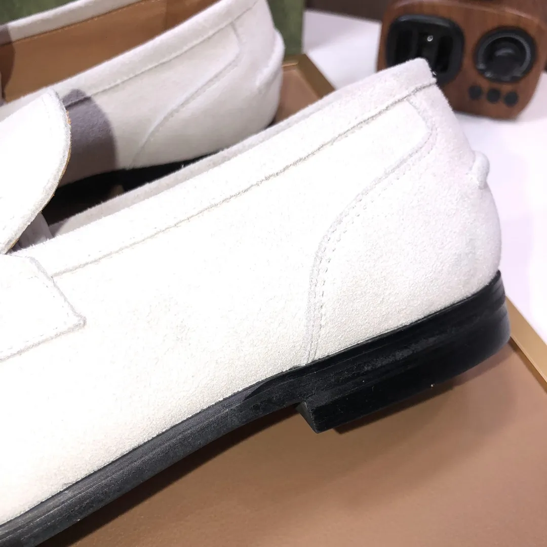 Men's shoes 💰580💰[GUCCI—Gucci] The latest high-end version of Gucci. Official website new model. Available at the same time at counters, the uppers are made of original cowhide imported from Italy/matched with the original special material splicing design concept; "highlight, high-end, grade, extravagance" and exquisite workmanship (original mesh fabric) sole: original factory special outsole size (38-45) (custom-made 45 non-returnable)